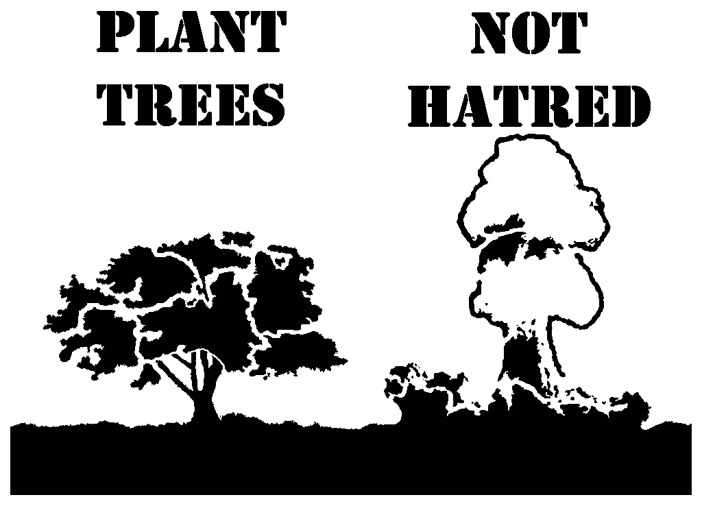 Plant Trees stencil
