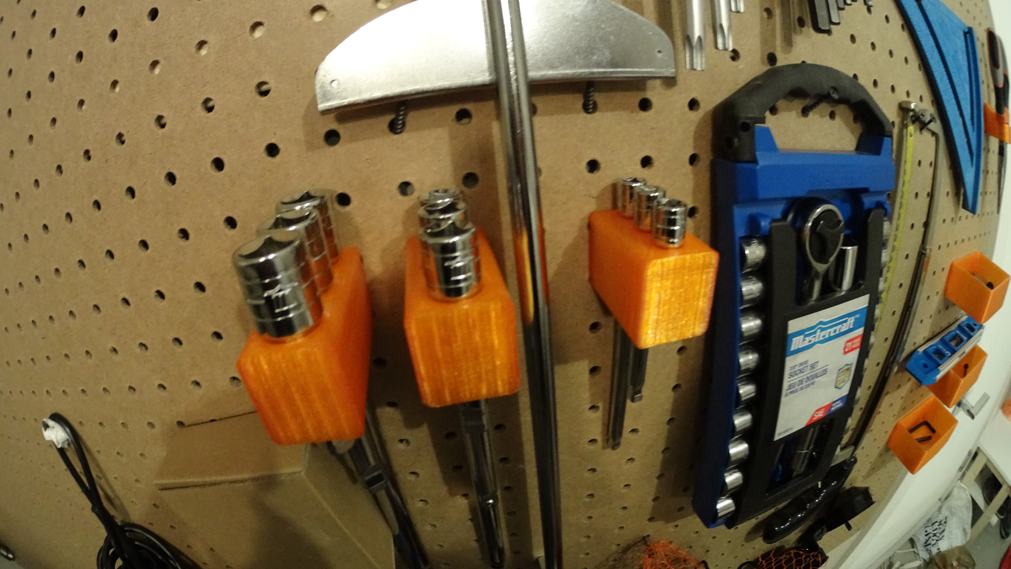 Pegboard Socket extension holder 1/2inch 3/8 inch 1/4 inch