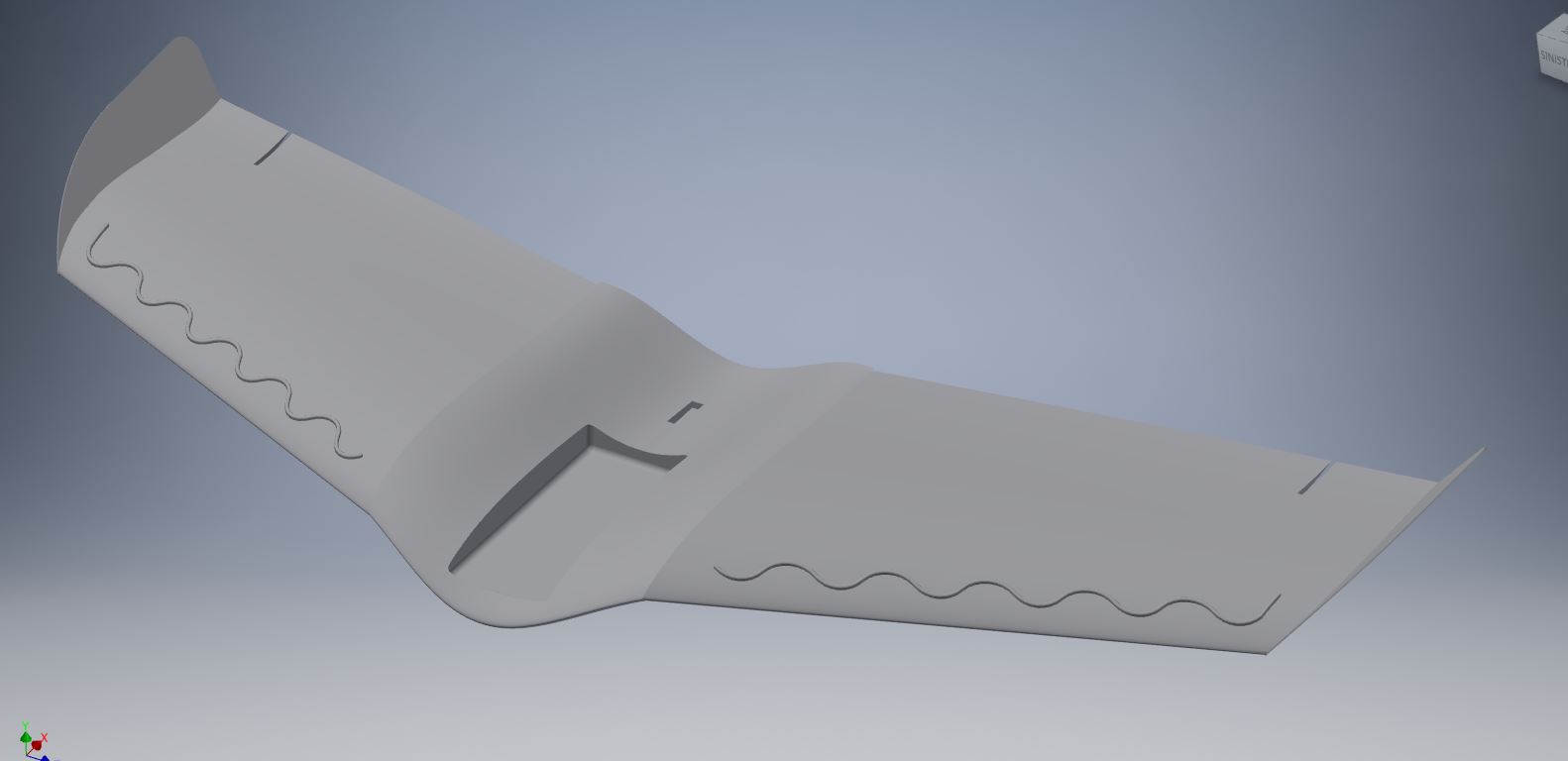 FPV mini wing for race