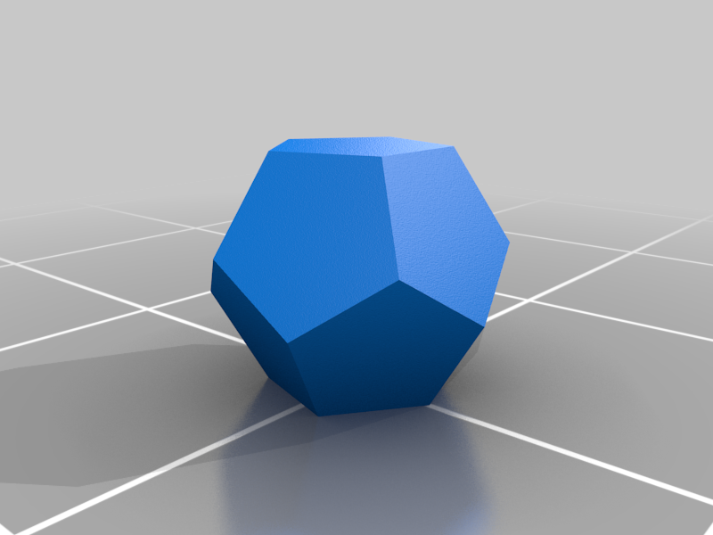 Blank D12 with instructions