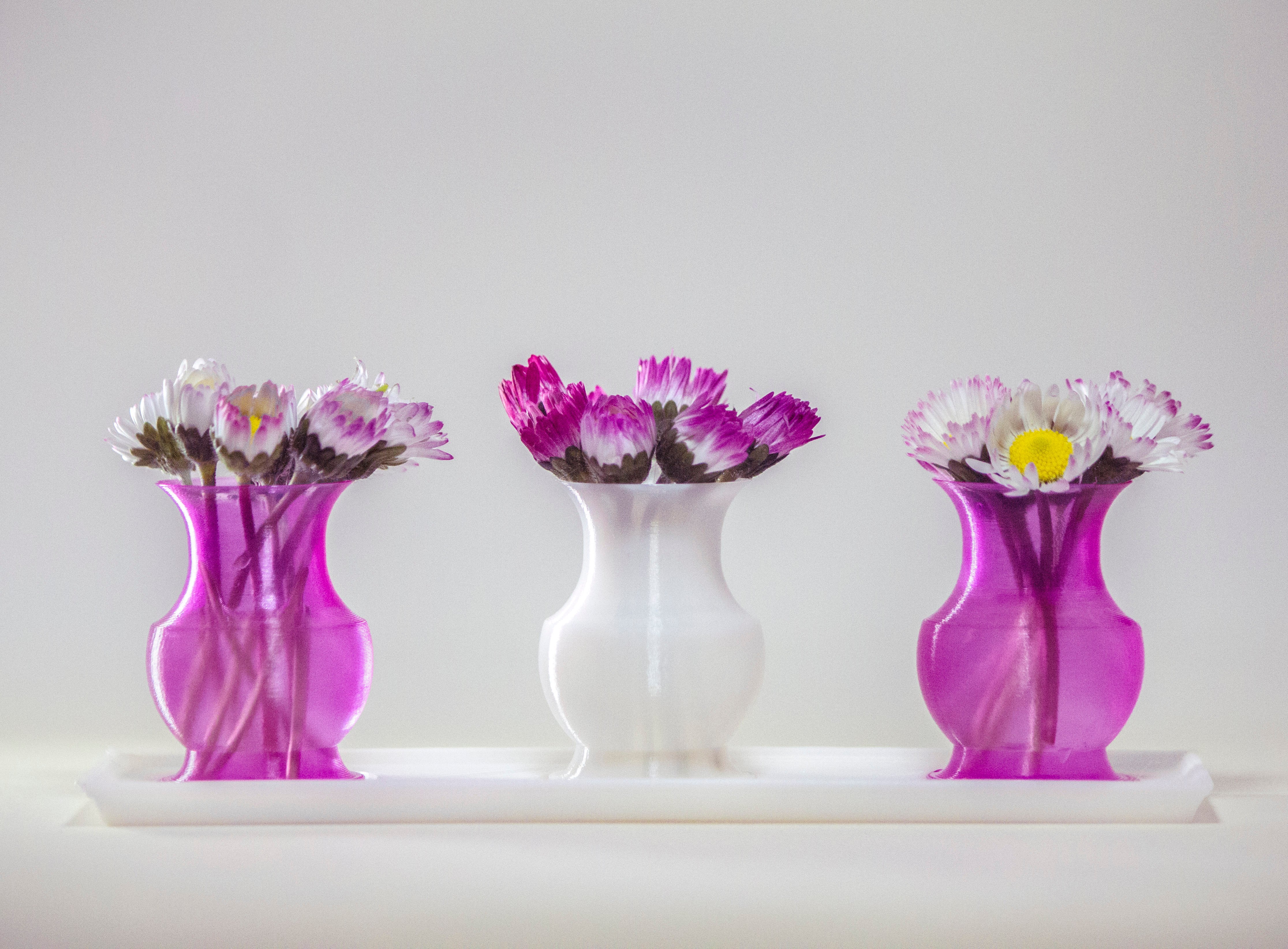 Mini Vases and Tray