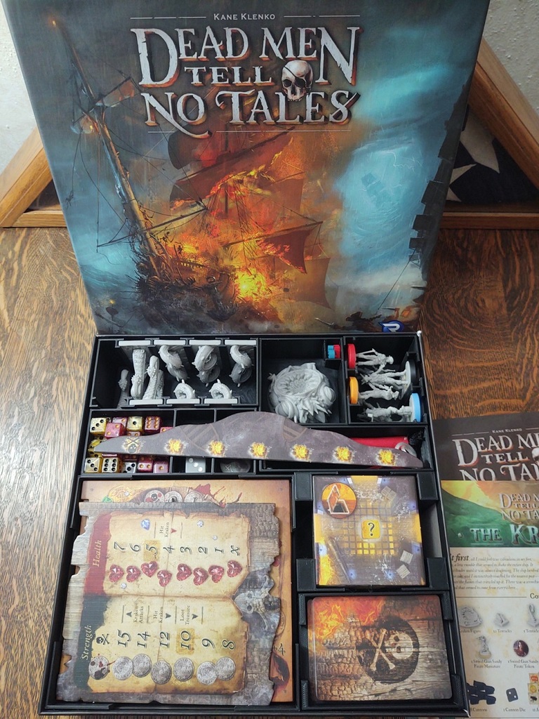 Dead Men Tell No Tales game & expansion insert - Renegade Games version