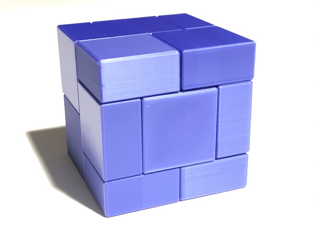 Cube-16 - Interlocking puzzle by Stewart Coffin (STC #205)