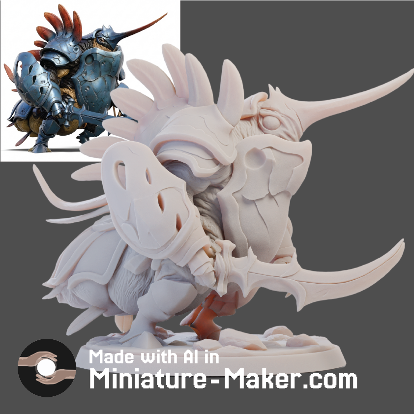 Beetle Knight - dnd custom mini maker