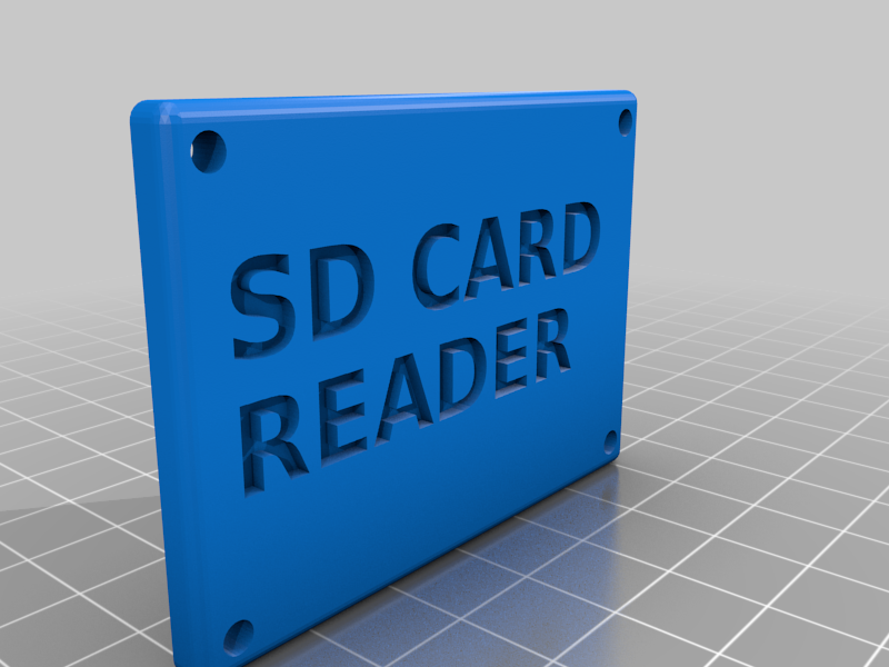 Extern SD-card reader for 3D printer