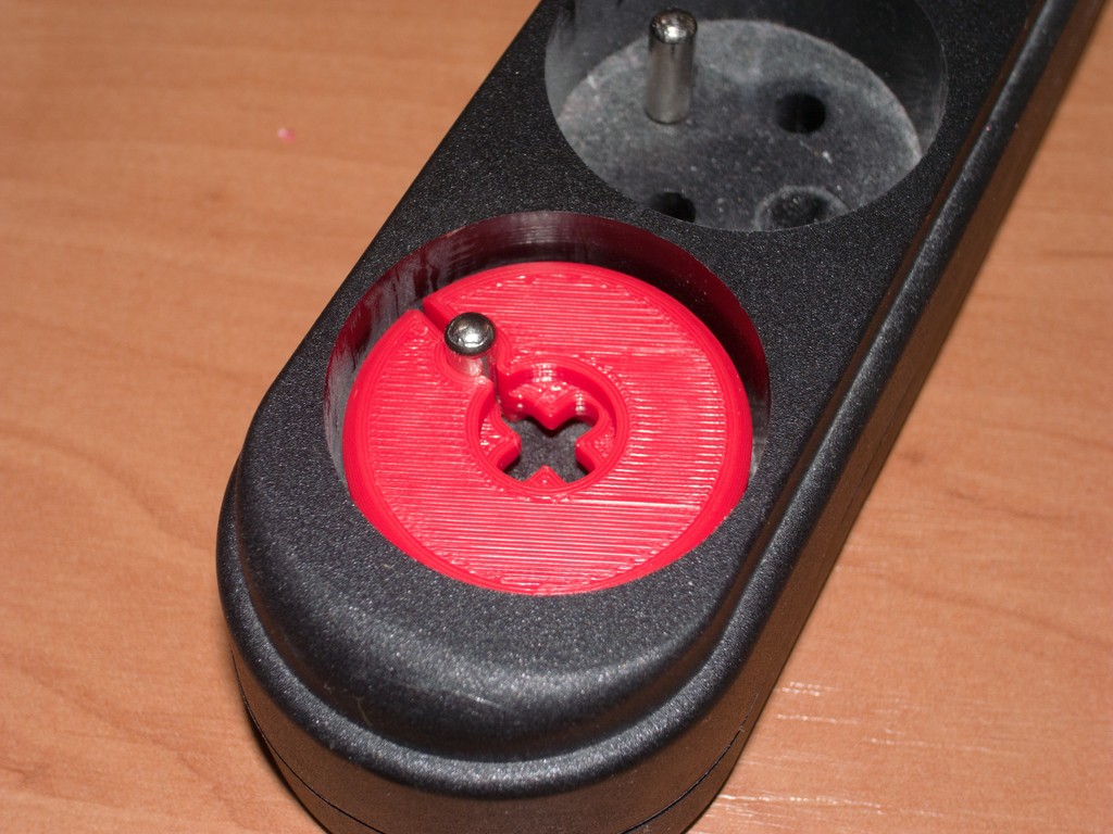 Socket "E" - child protector (with key)