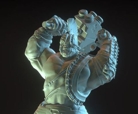 HULK RAGNAROK BUST V2 (LOW POLY VERSION)