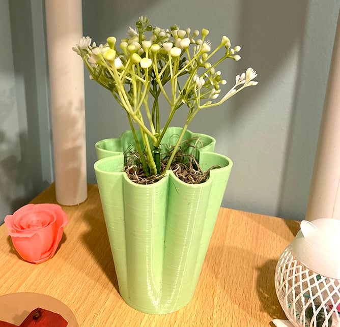 Four Leaf Clover Vase - Lucky Shamrock Vase
