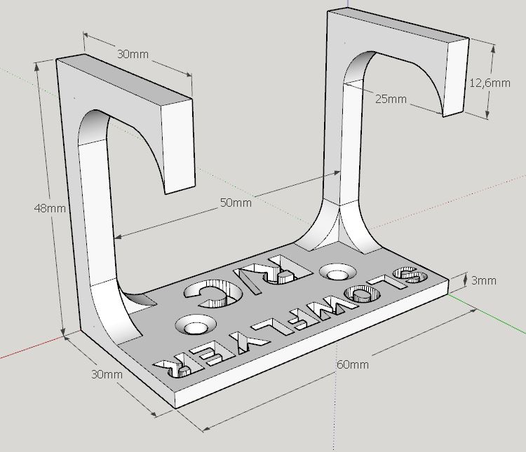 RC plane (slowflyer) hanger for ceiling