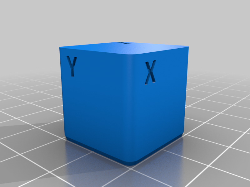 Dimensionally Consistent XYZ Calibration Cube