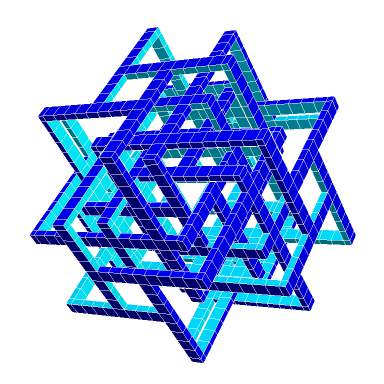 Roelofs Triple Layer Cubic Polyknot 1