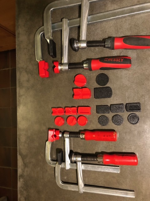 Caps for Bessey all steel screw clamps GZ16 and GZ30