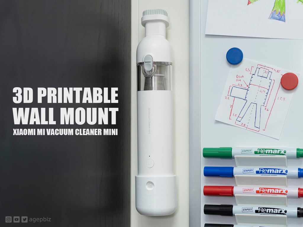 Wall Mount - Xiaomi Vacuum Cleaner Mini