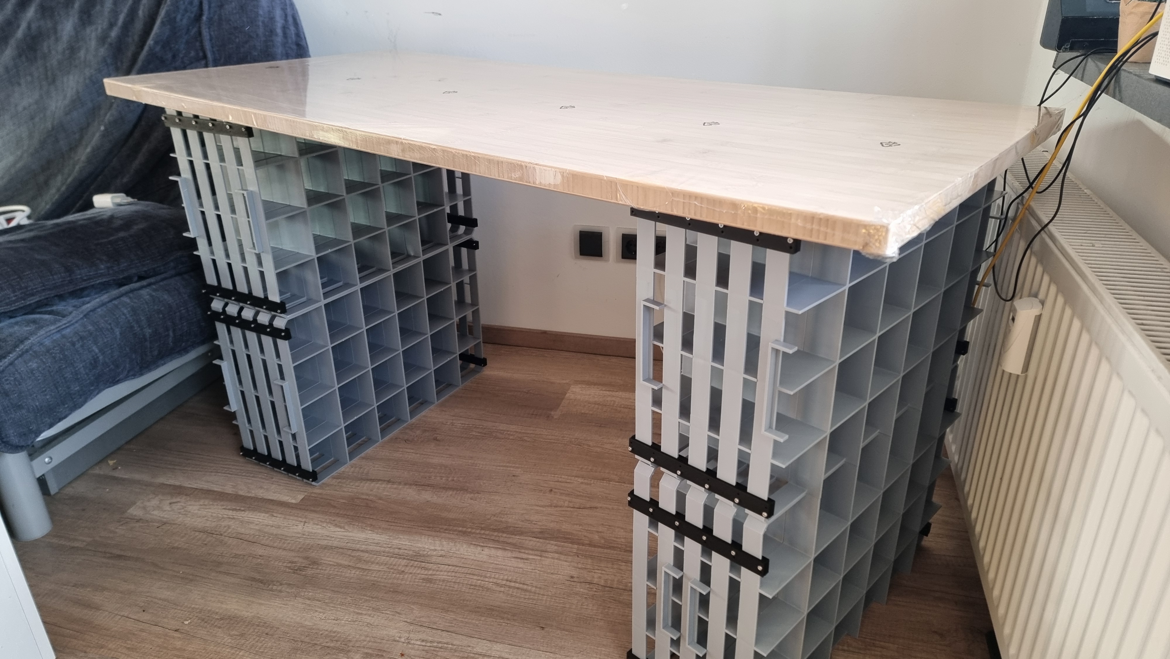 Eurobox Modular Craft Table Legs or shelf for AUER 60×40 Bottle Inserts