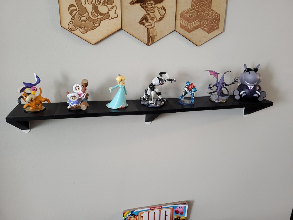 Modular Shelf for Amiibo