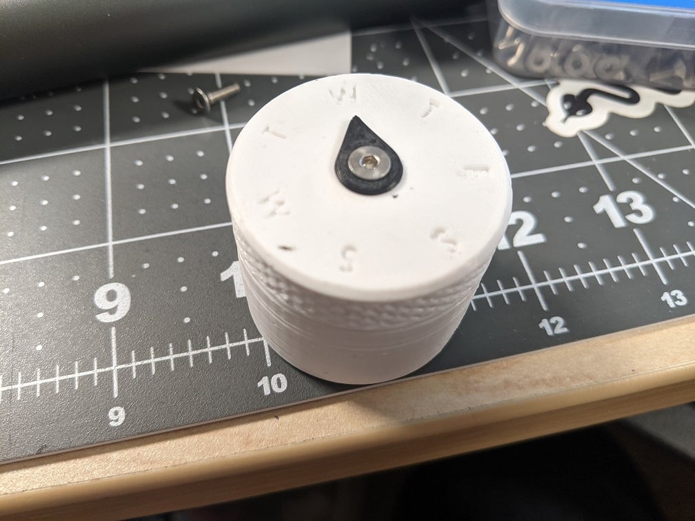 Indexing Pill Bottle with Bolt Fastener