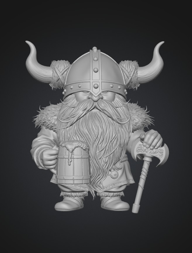 Tiny Viking with a Tankard