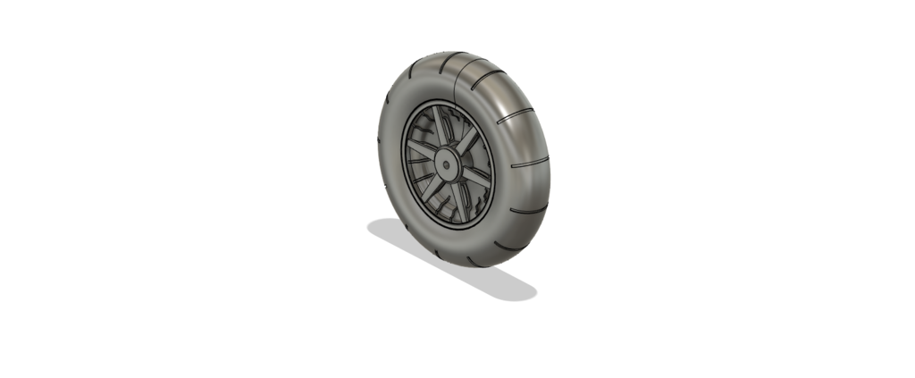 Bf-109 tire and rim
