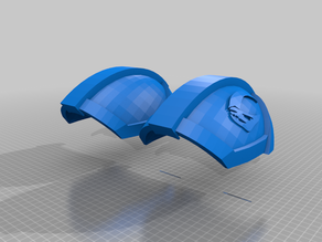 Mando Shoulder Armor 3D model