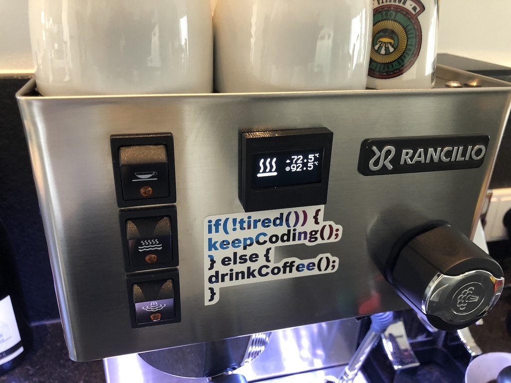 Rancilio silvia OLED PID (0,9 and 1,3) power button
