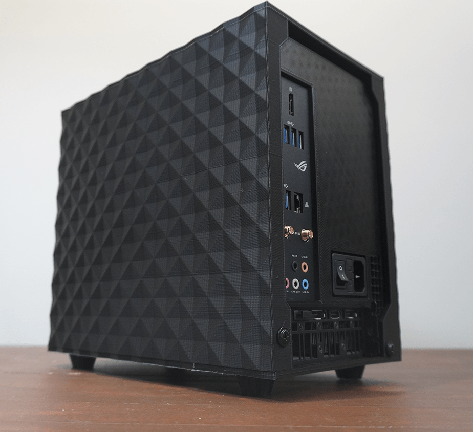 MINI ITX CASE - ATX PSU(125mm depth) - 270mm GPU - 3.5 HDD