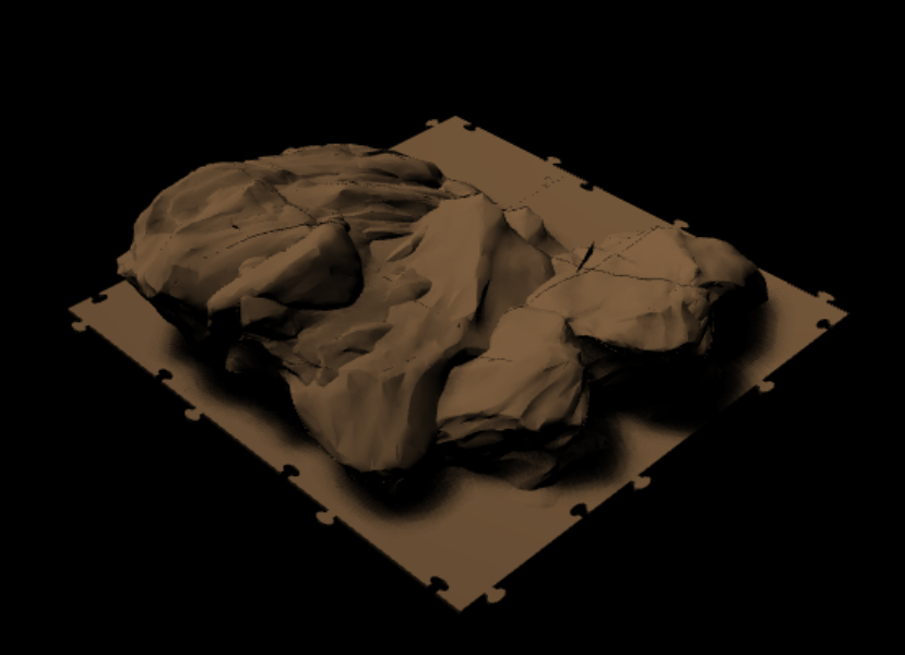 micro crawler terrain, 9 piece set V1