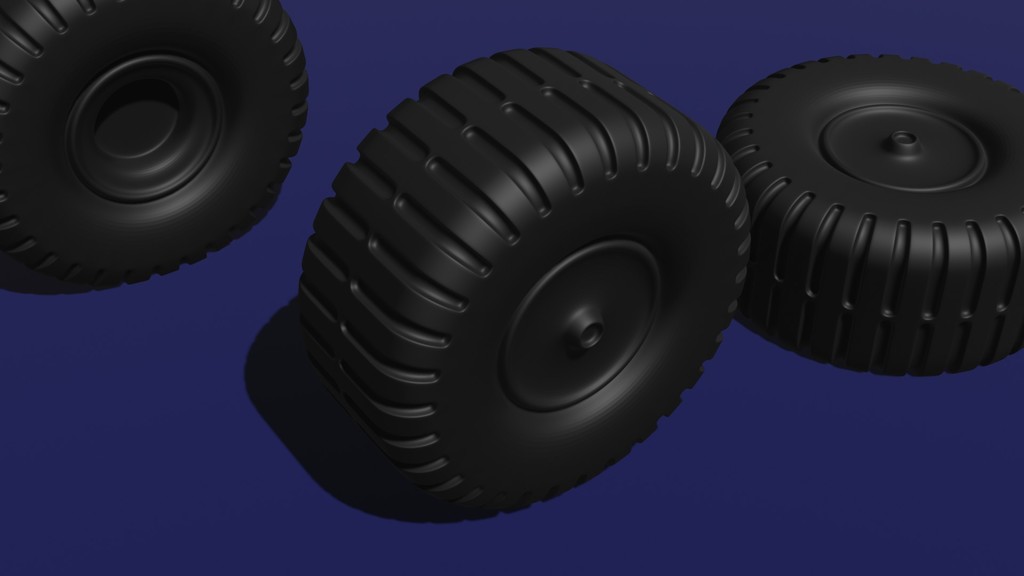 3D print Basic_buggy wheel