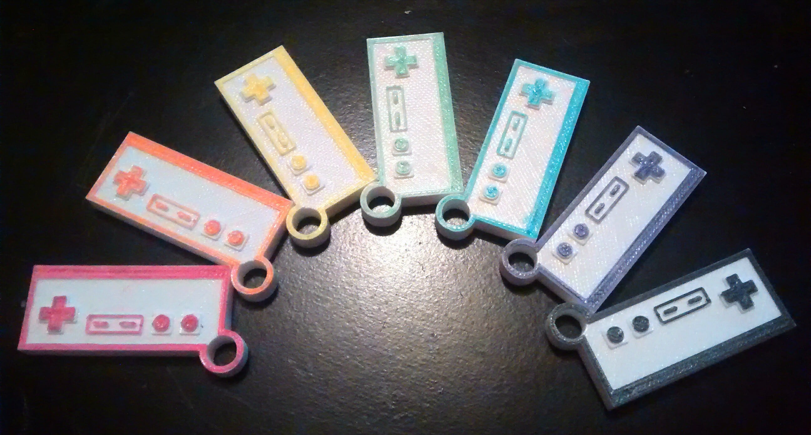 NES Controller Keychain/Necklace Charm