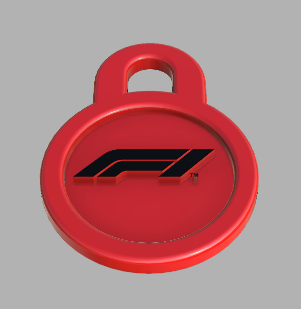 F1 Simple Keychain