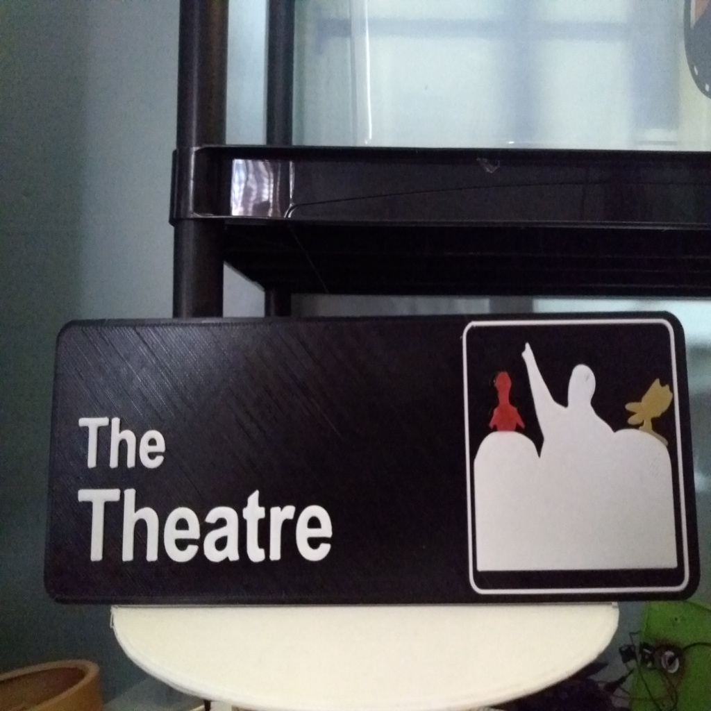 MST3K The Office sign for The Theatre MultiPrint