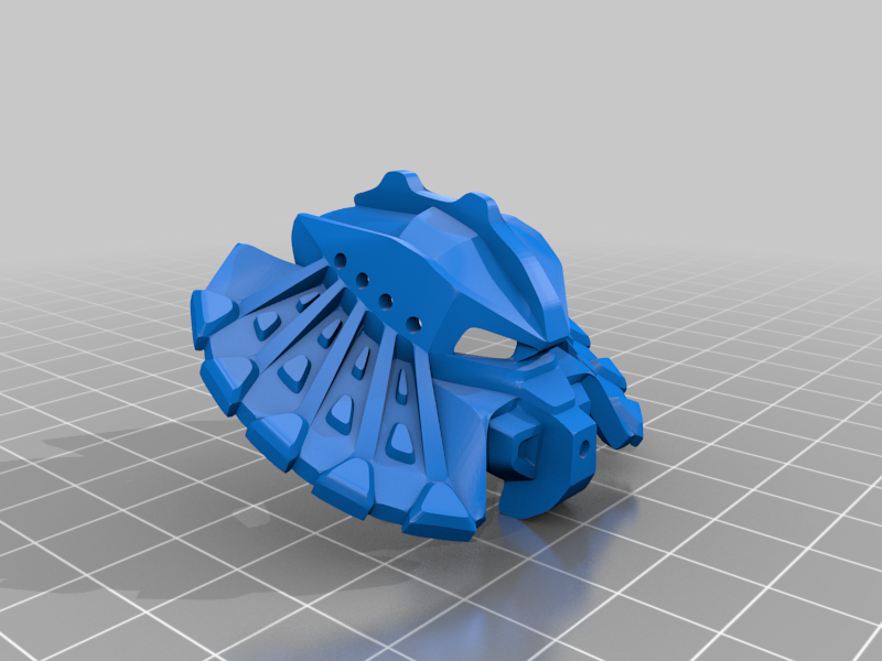 Kanohi Garai, Great Mask of Gravity 3D model