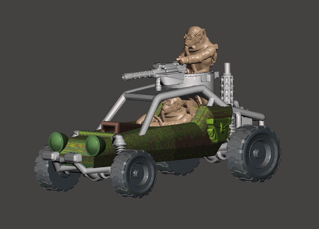 20mm - DarkFuture / Gaslands Off Road Buggy Parts - 1/64
