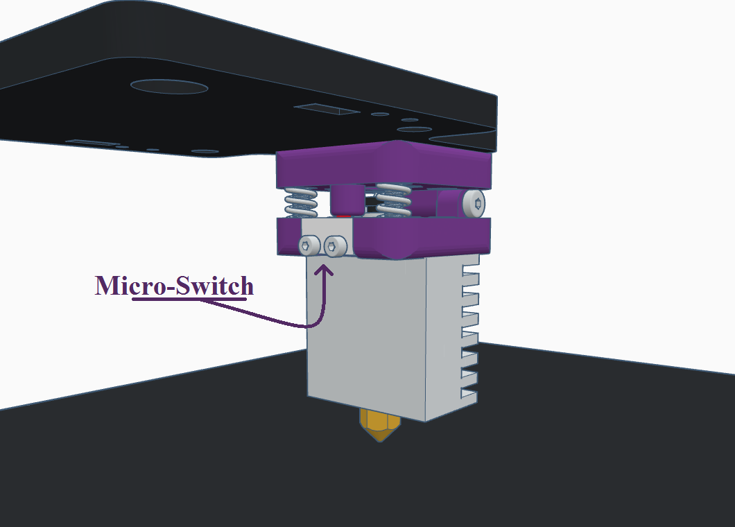Bed Leveling Switch on Nozzle