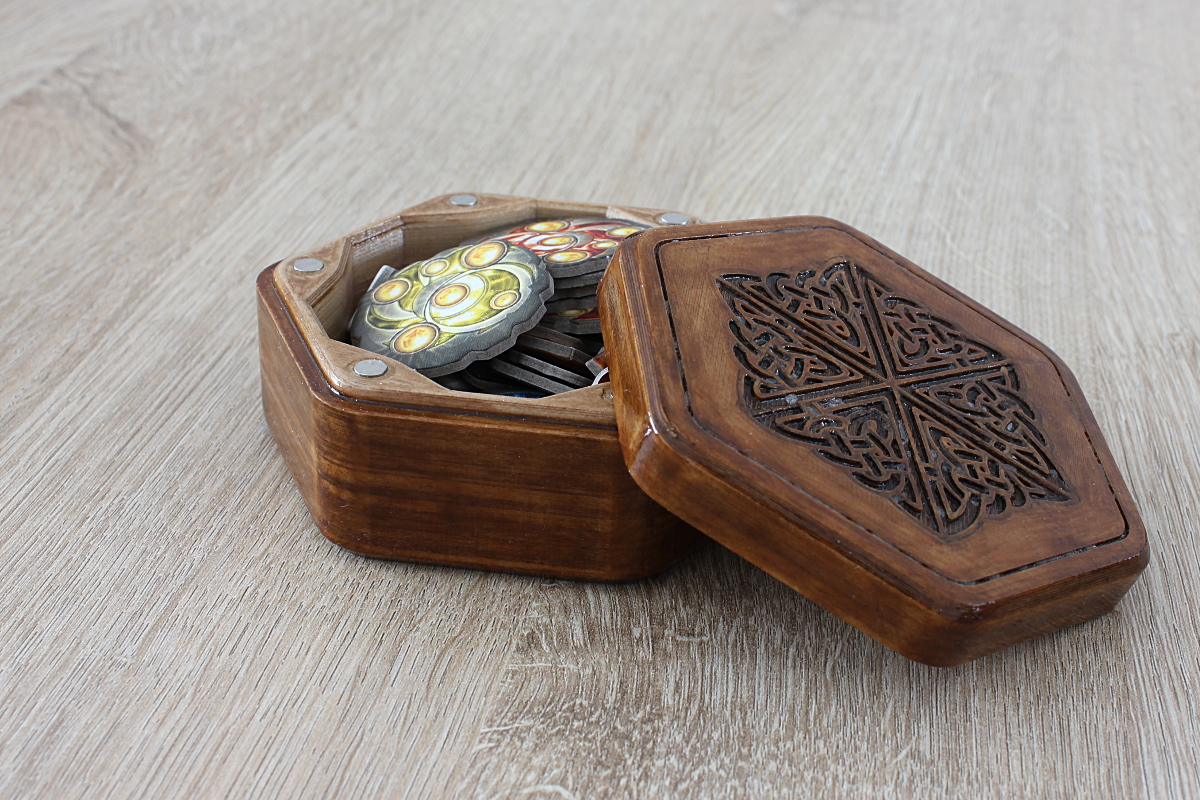 Hexagonal Token Box