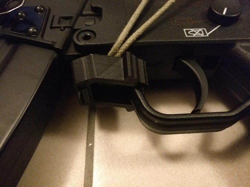 airsoft mp5 mag release extension