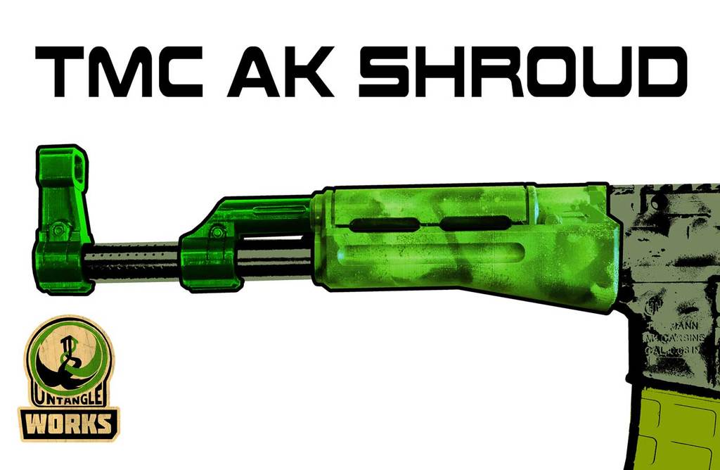 Tippmann TMC AK 47 74 SHROUD paintball magfed