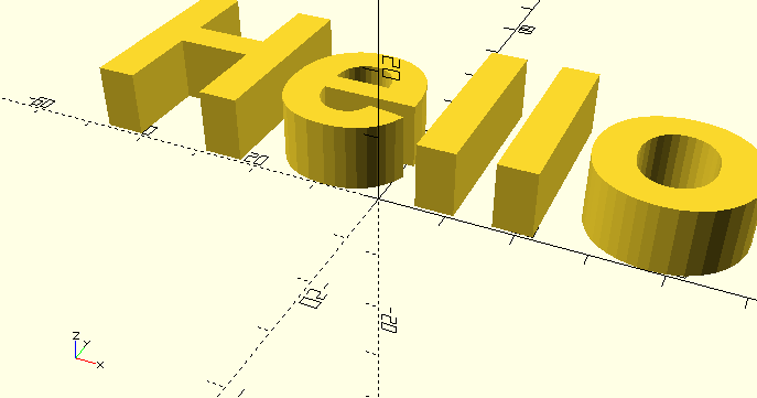 3D Letters and text for decoration