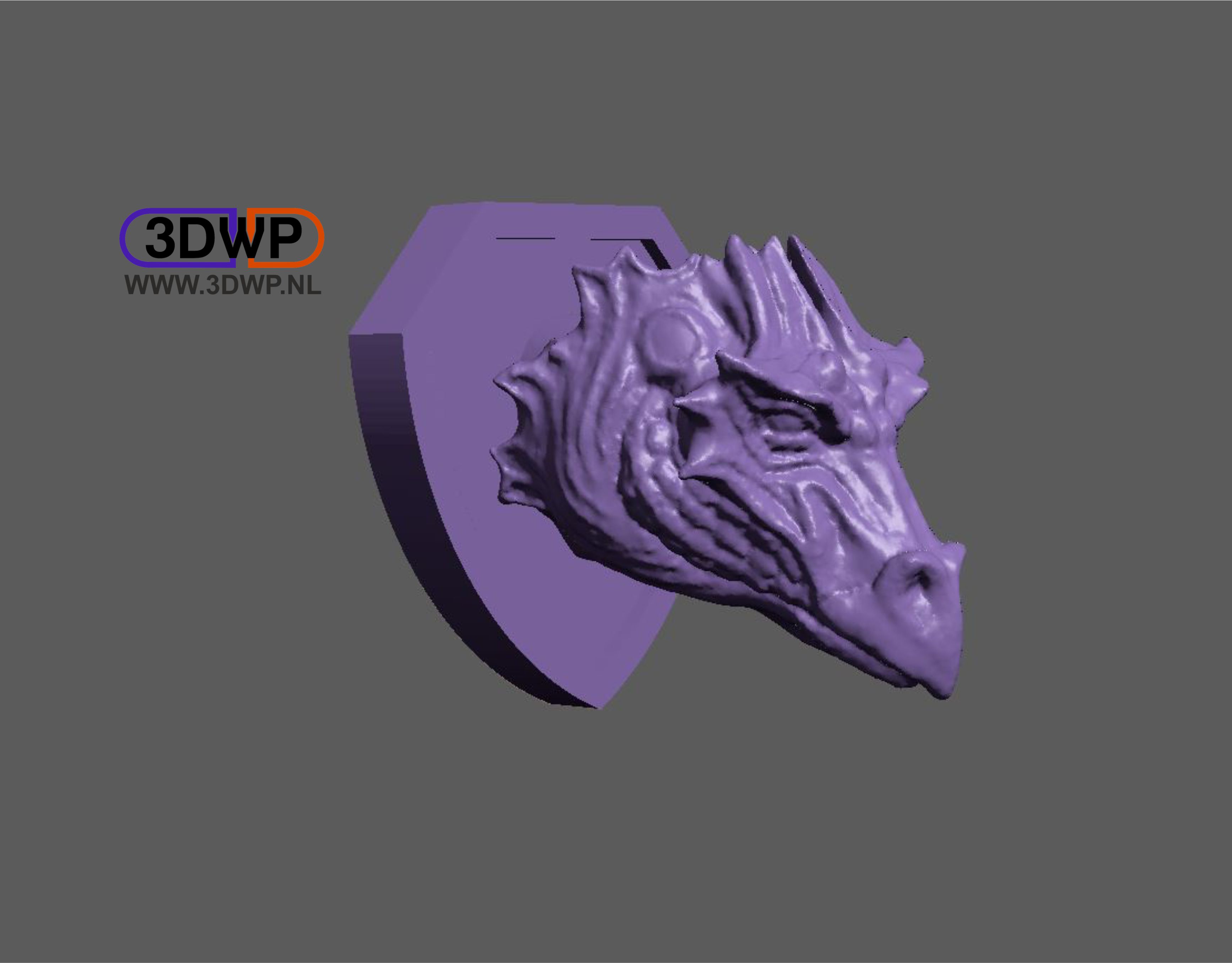 Dragon Head Wall Mount (Trophy)