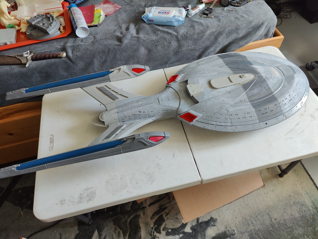 Enterprise 1701 E 4-Foot Detailed Parts