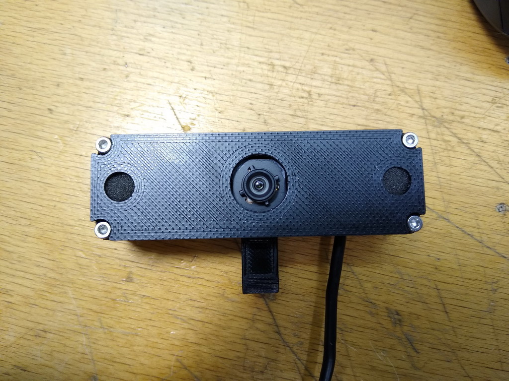Logitech C920 webcam case with universal mount