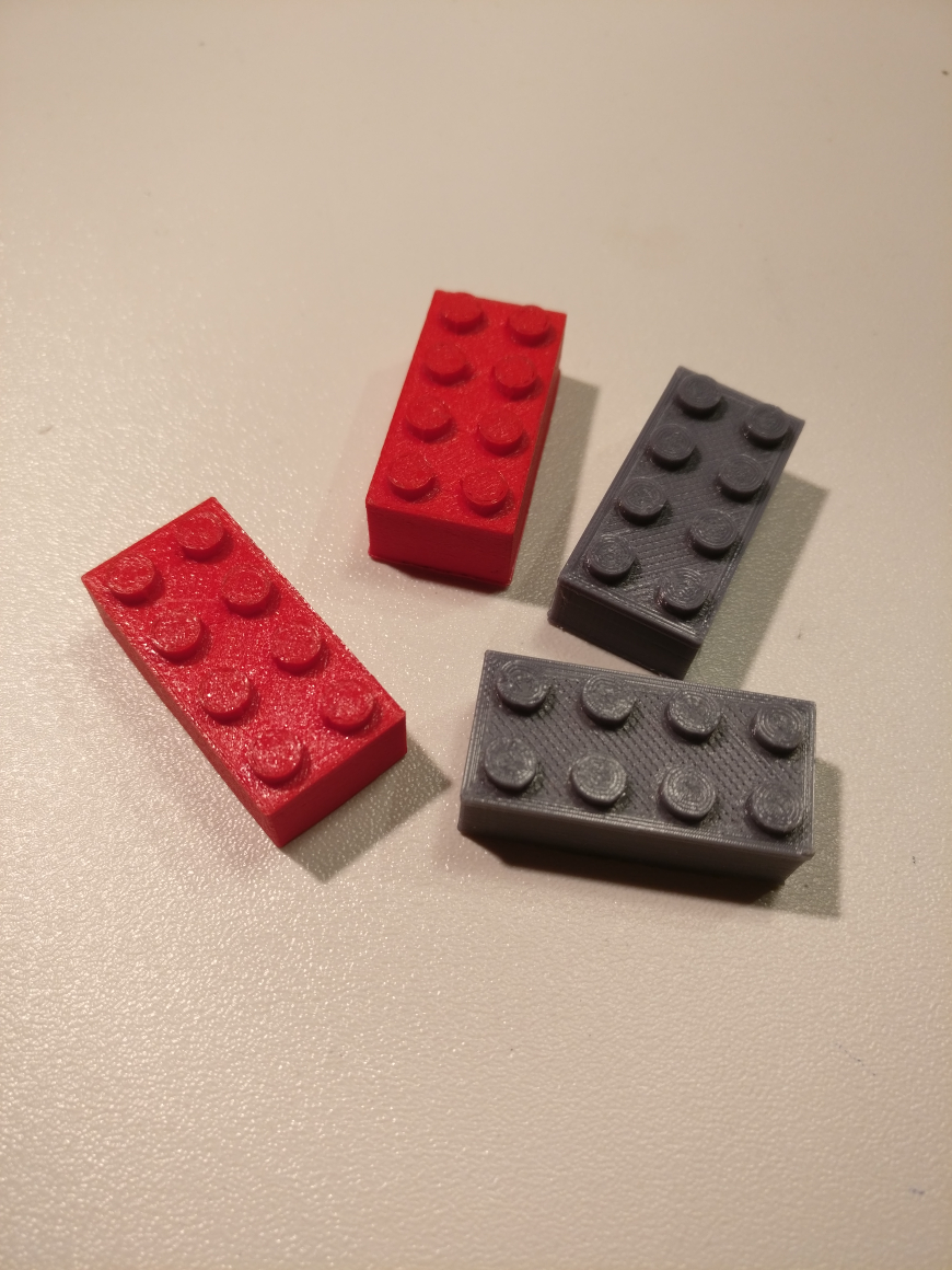 Lego brick 2 by 4 (2x4)