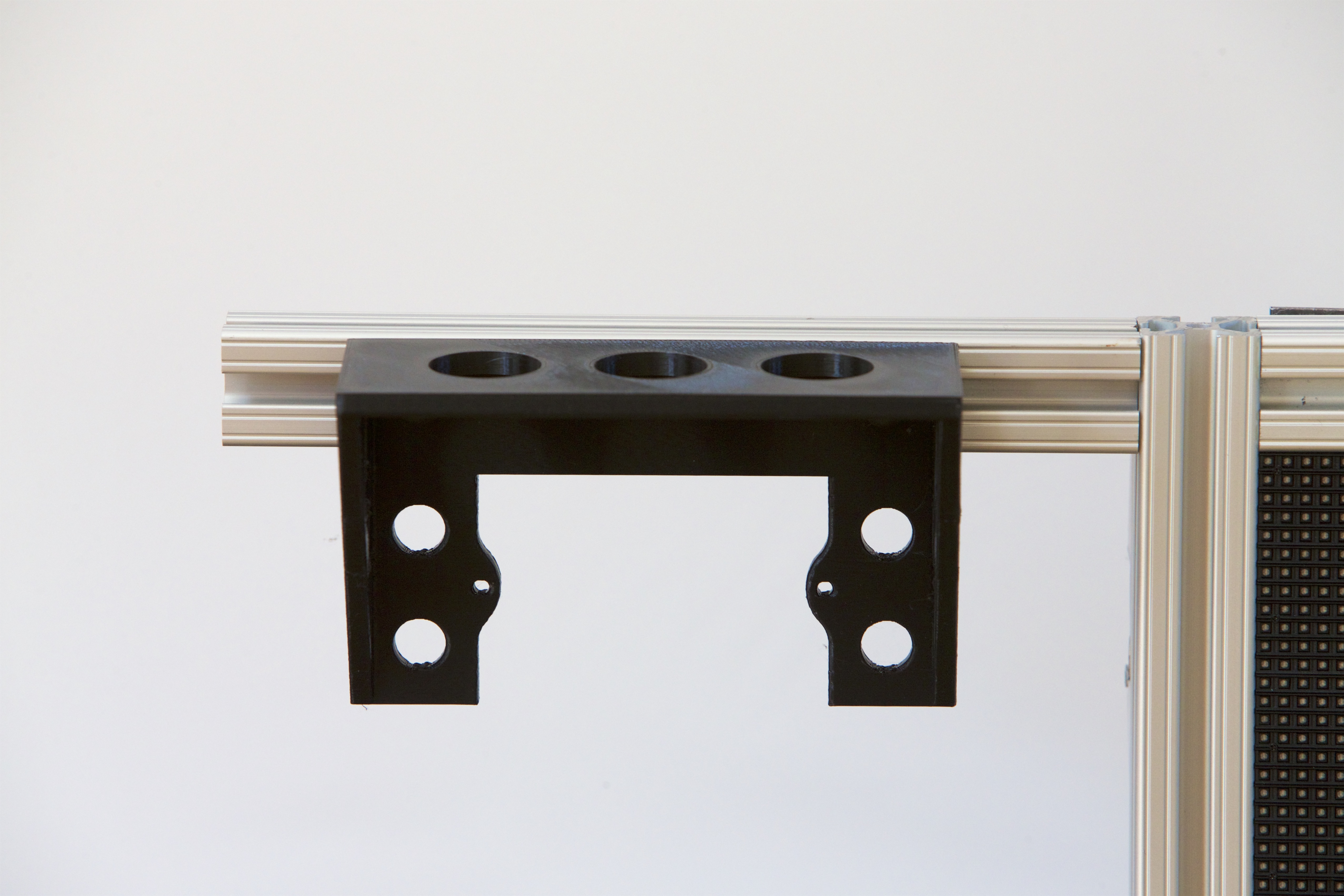 Three 24mm Button 8020 mount with perma-proto