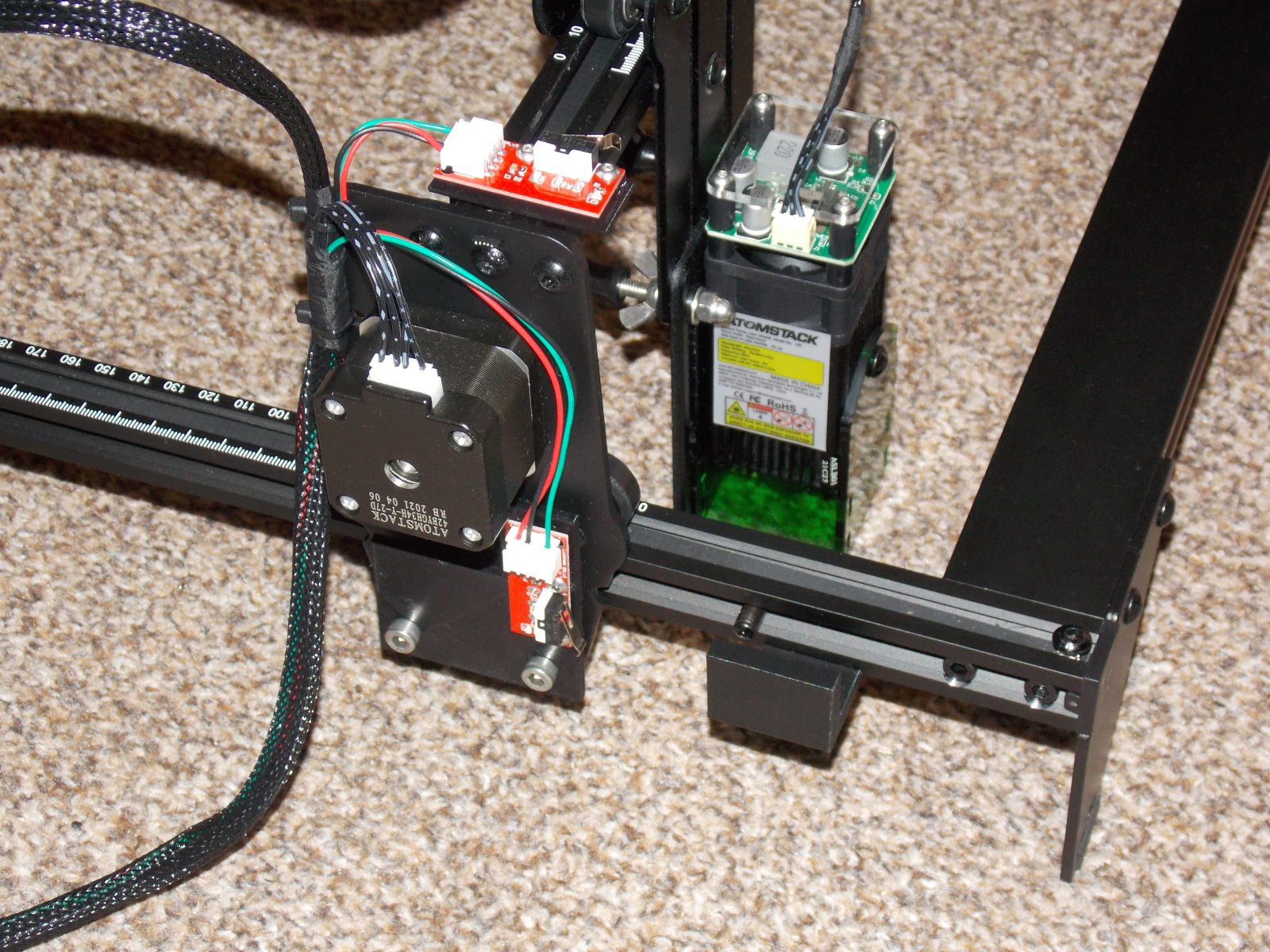 Atomstack A5/A5Pro limit switch mounts.