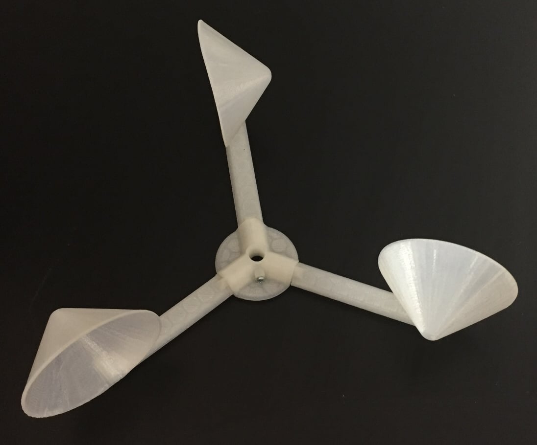 3 Conical Cup Anemometer