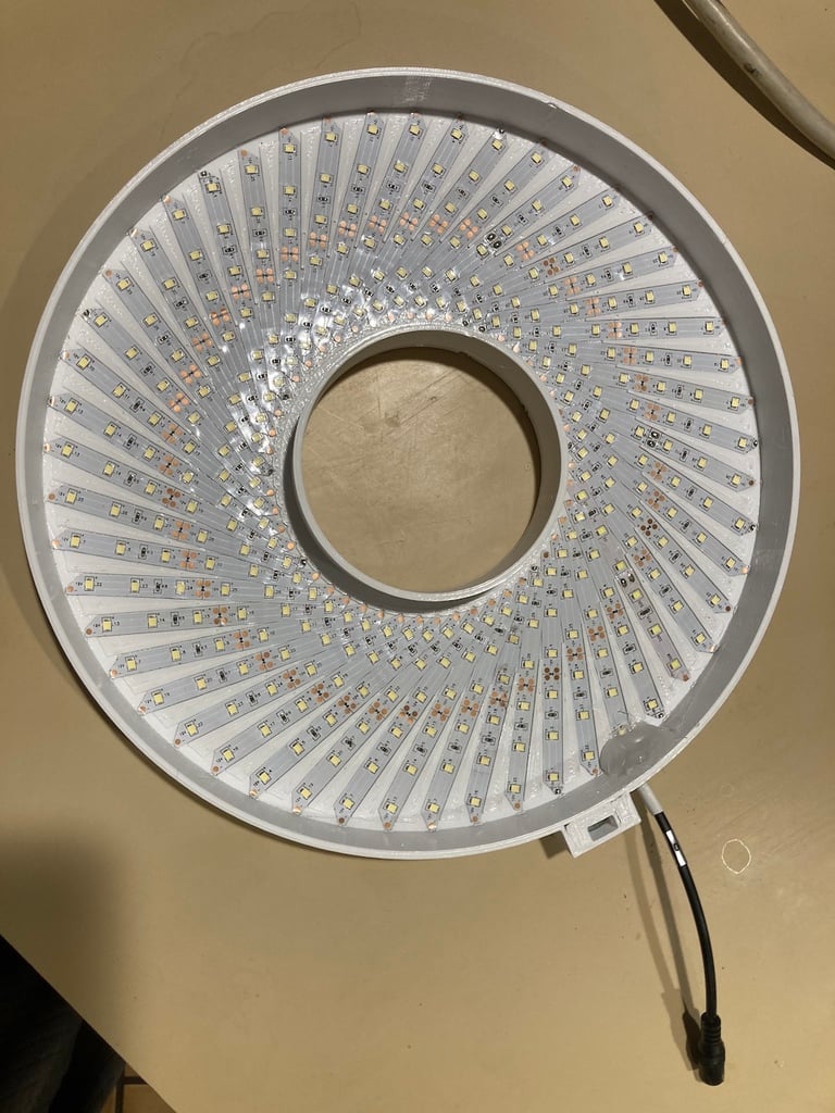 DIY Light Ring from LED Strip