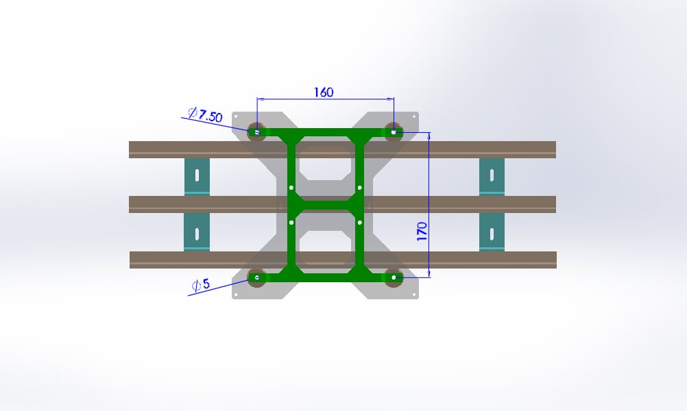 TEVO Tarantula Double Y axis rails