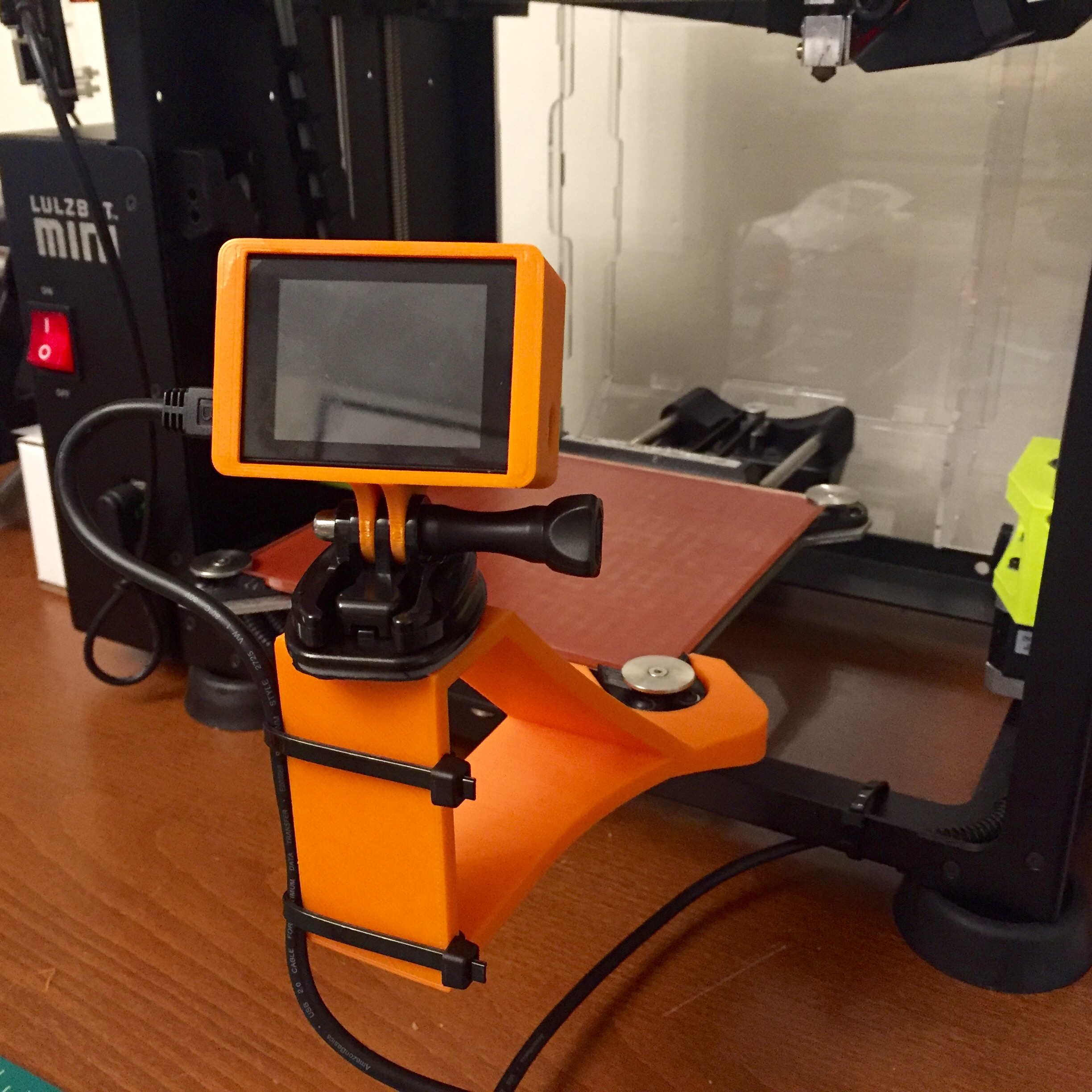 Lulzbot Mini Camera Mount - No Bracket