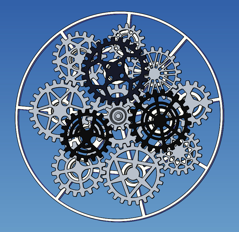 Motorized Gear System (Step Data Avaiable)