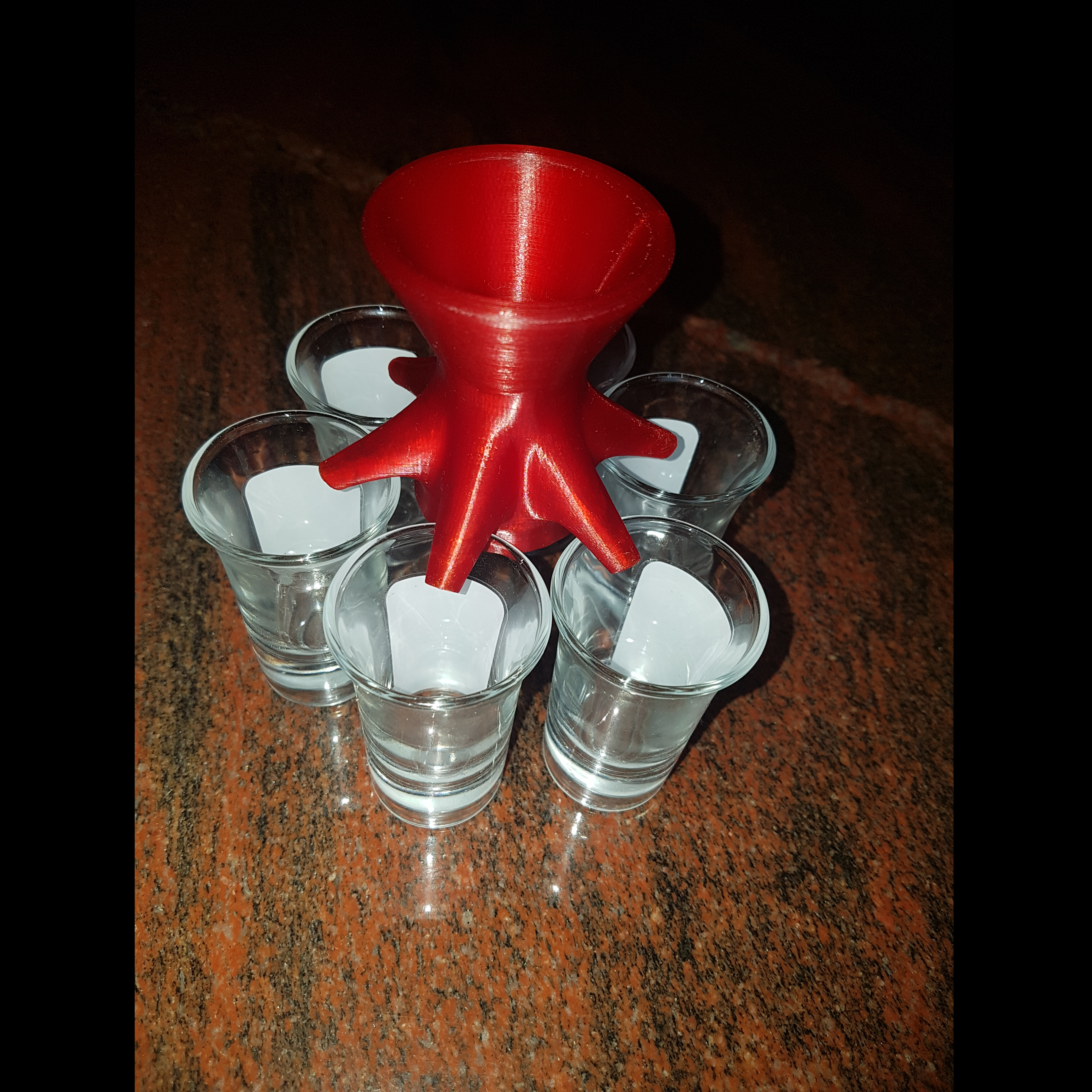 Shot Dispenser with Funnel