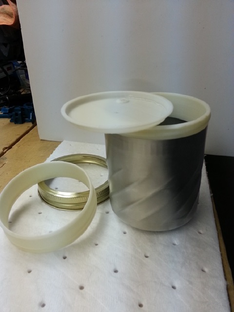 Beer can Threaded insert